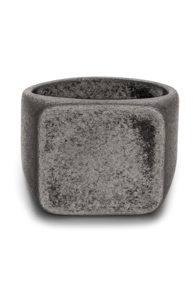 True Rebels Edelstahlring Ring Edelstahl gunmetal