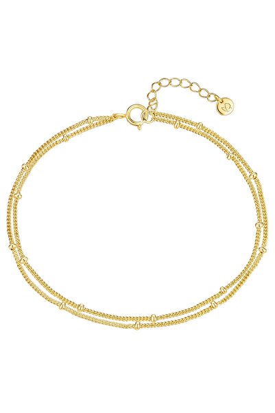 Glanzstücke München Silberarmband Armband Sterling Silber gelbgold