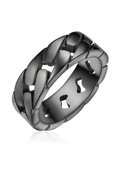 True Rebels Edelstahlring Ring Edelstahl