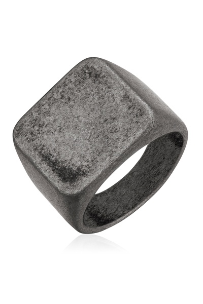 True Rebels Edelstahlring Ring Edelstahl gunmetal