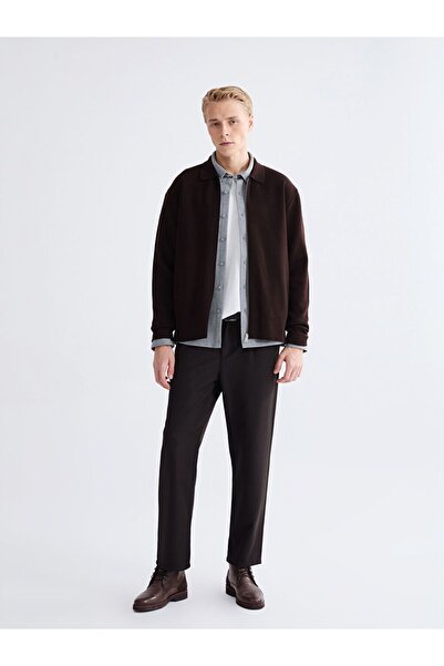 LC Waikiki Ανδρική ζακέτα πλεκτή με γιακά LCW Vision