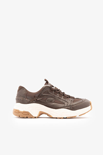 SAYL Kahve Bağcıklı Hafif Kalın Taban Kadın Sneaker Spor Ayakkabı