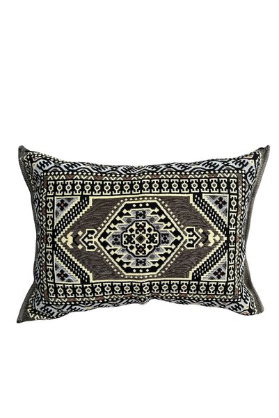 mdhomecarpet Song Corner Rug Patterned Filled Decorative Inflatable Throw Pillow 43X60 Zippered Washable