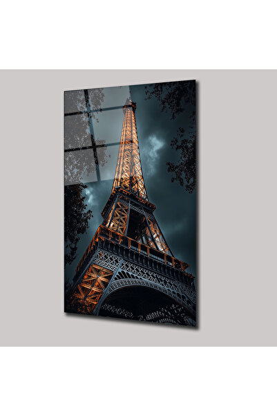 SteelArtDec PARİS EYFEL KULESİ - CAM TABLO - DEG0258