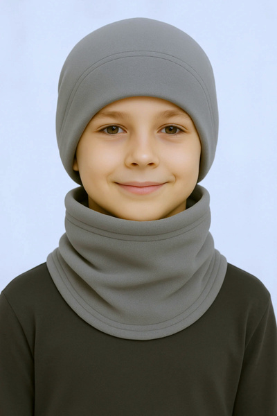 Homy Life Thermal Polar Winter Set of 2 – Drawstring Beanie & Neck Gaiter Scarf | Windproof Soft Balaclava Hat