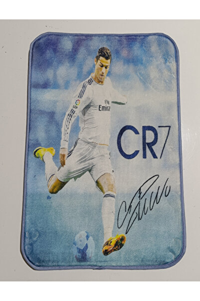 Home Cristiano Ronaldo Desenli 3D Baskılı Kaymaz Tabanlı Çocuk Odası Halısı