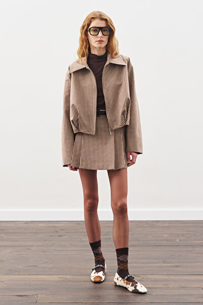 Manuka Anvelop Mini Skirt Plaid