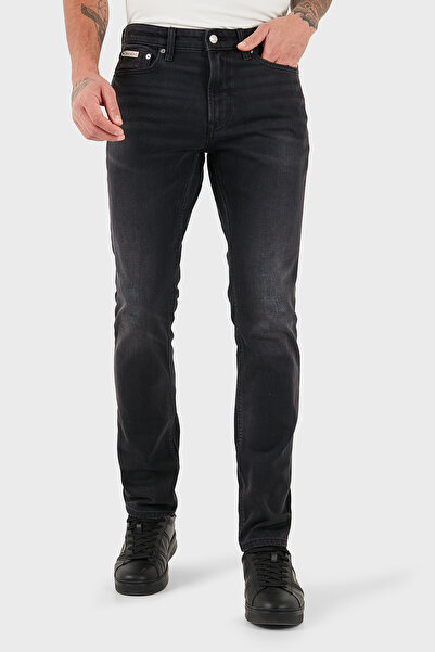 Calvin Klein Pamuklu Slim Fit Normal Bel Düz Paça Jeans LV04RD916G39X Erkek K...