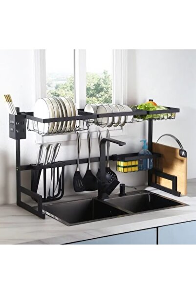 DMX Suport de vase pentru chiuvetă - Organizator metalic multifuncțional pent...