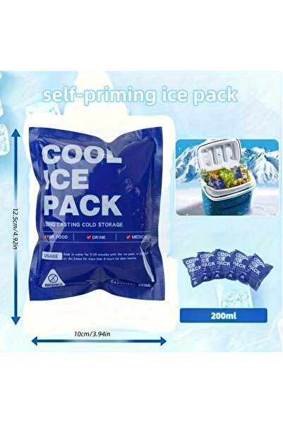 Cool 16 self-filling ice packs provide instant, reusable cooling for food, medicine, and travel.