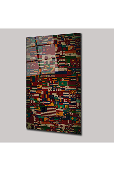 SteelArtDec ÜLKE BAYRAKLARI - CAM TABLO - DEG0263