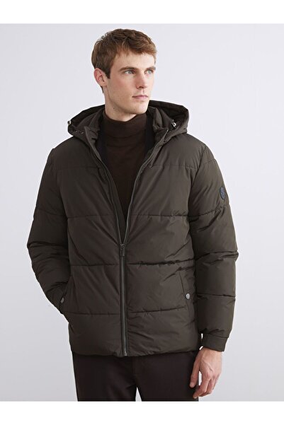 LC Waikiki SOUTHBLUE Standart Kalıp Kapüşonlu Erkek Şişme Mont