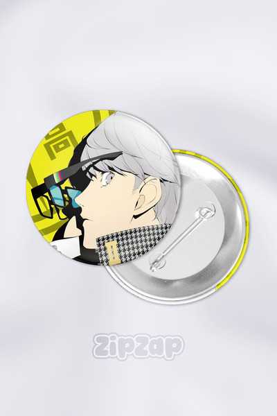 ZipZap مجموعة شارات زينة لحقيبة ألعاب الفيديو بيرسونا 4 (قطعة واحدة)