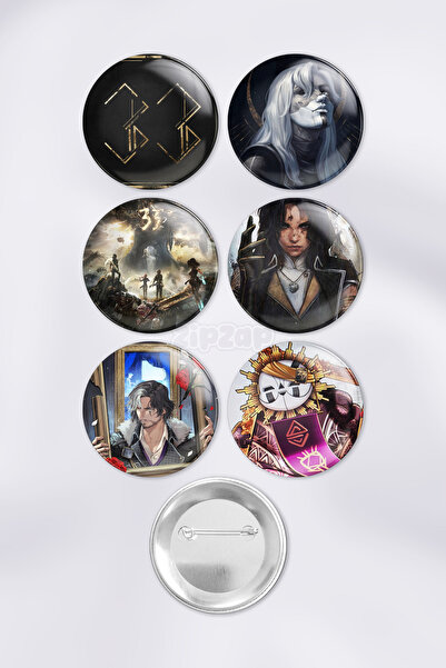 ZipZap مجموعة شارات زينة لألعاب الفيديو من إكسبيديشن 33 (6 قطع)