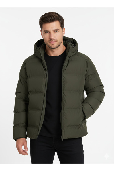 Jack & Jones J&J Puffer Jacket Men's Cold-Proof Coat