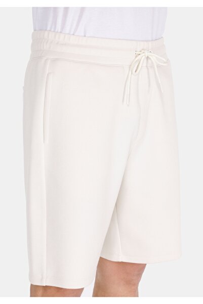 Colin's Regular Fit Mid Waist Plain Men's Stone Shorts