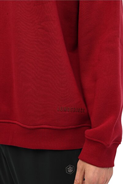 lumberjack Mb Ros 16Hs108 5Pr Claret Red Men's Sweatshirt