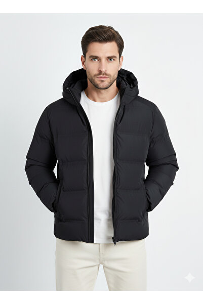 Jack & Jones Jack&J Puffer Jacket Cold-Proof Men's Puffer Coat