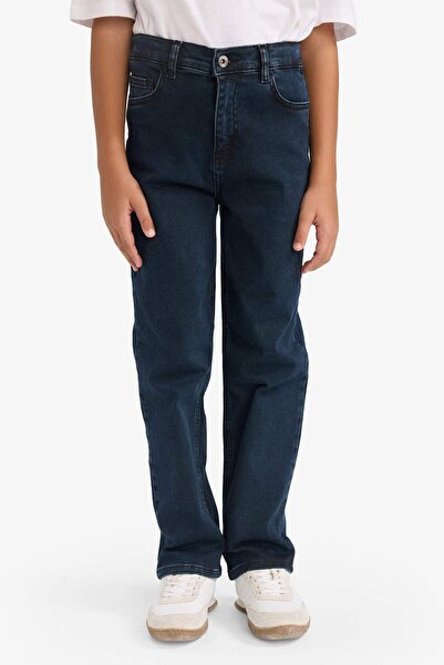 DeFacto Boy's Straight Fit Straight Leg Jeans G3422A825Cw