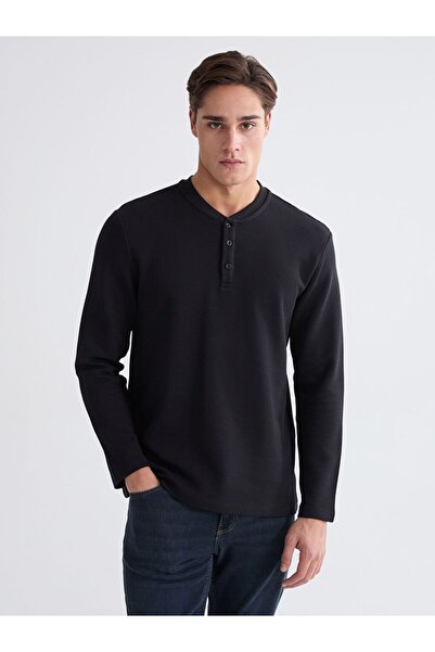 LC Waikiki LCWAIKIKI Classic Crew Neck Men's Long Sleeve T-Shirt