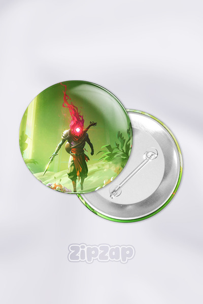 ZipZap Set de insignă cu buton cu ace pentru jocul video Dead Cells (1 buc)