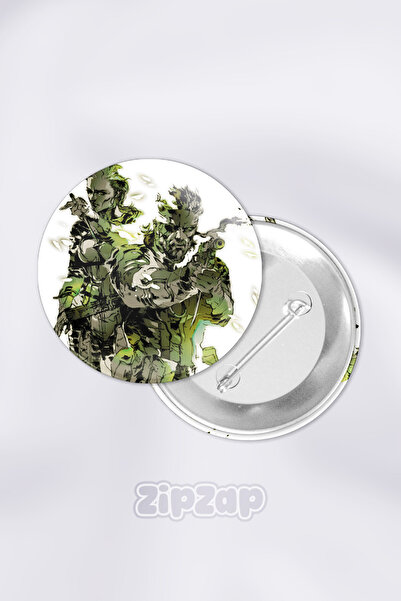 ZipZap مجموعة شارات زينة لألعاب الفيديو ميتال جير سوليد (قطعة واحدة)