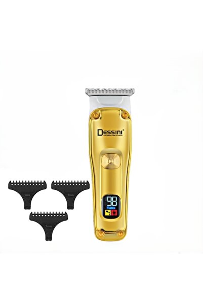 Dessini Mașină de tuns reîncărcabilă TJ-2601 – Lame din oțel inoxidabil, LED,...