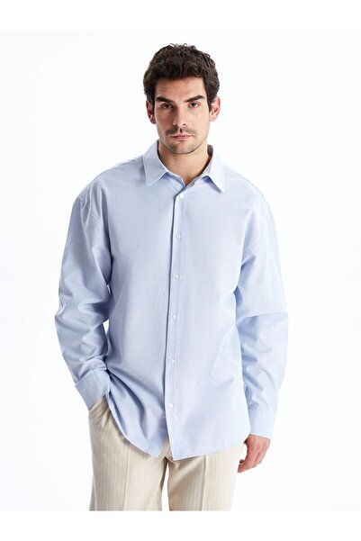 LC Waikiki Cămașă pentru bărbați cu mânecă lungă LCW Vision Comfortable Fit