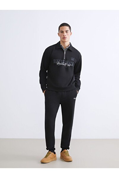 LC Waikiki Embroidered Men's Thick Jogger Sweatpants
