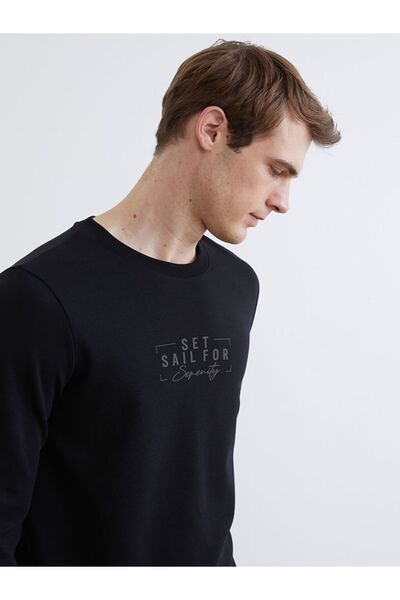 LC Waikiki LCWAIKIKI Classic okrugla kragna Štampano muška majica