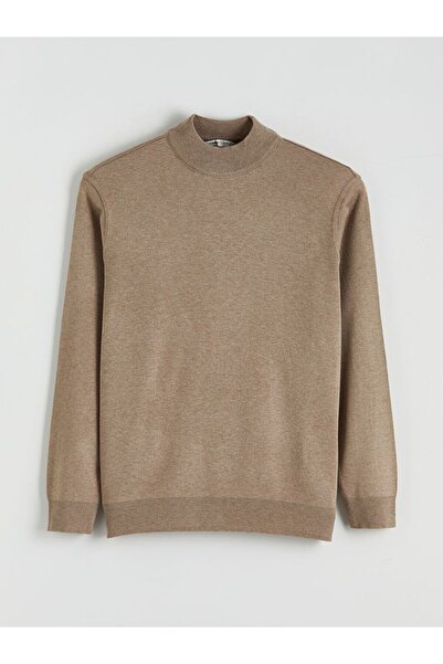 LC Waikiki LCWAIKIKI Pulover clasic pentru bărbați cu jumătate de gât roșu