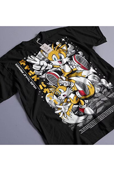 l'eivor Miles „Tails” Prower cu imprimeu Bumbac tricou