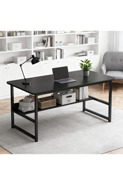 Topone1Topone1 Gaming desk, computer desk, home office desk, suitable for desktop computers and laptops