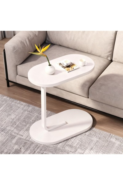 Topone1Topone1 C-shaped side table, coffee table, modern side table, sofa side table, bedside table