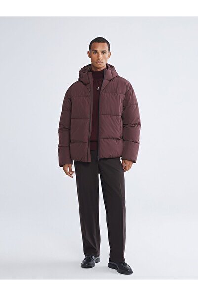 LC Waikiki LCW Vision Rahat Kalıp Kapüşonlu Erkek Şişme Mont