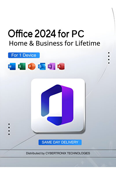 MICROSOFT Office 2024 for PC | Home & Business | Lifetime Subscription for 1 Device | SAME DAY DELIVERY