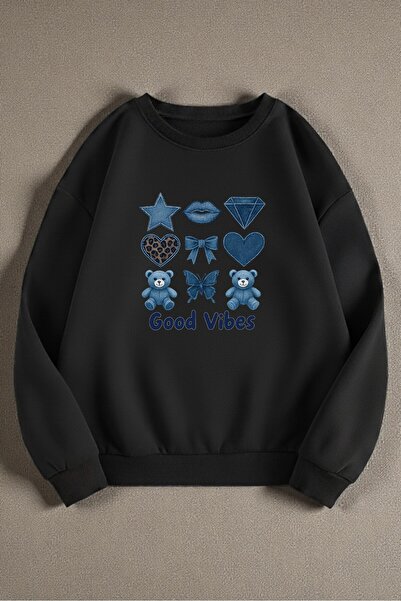 uyguntarz Multi-Colored Printed & Unprinted Sweatshirt 3-Piece Opportunity Pack