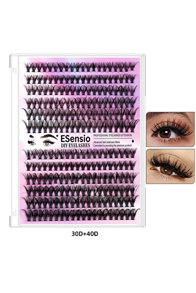 ESensio 240RK – Set of tufted false eyelashes 240 pcs., 30D/40D Refill Kit