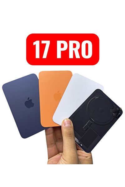 indirimplus iPhone 17 Pro Arka Pil Kapağı 17 Pro Arka Kapağı Turuncu RENK İLA...