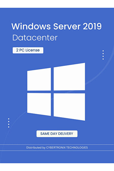 MICROSOFT Windows Server 2019 Datacenter | 2 PC License | Digital License | SAME DAY DELIVERY