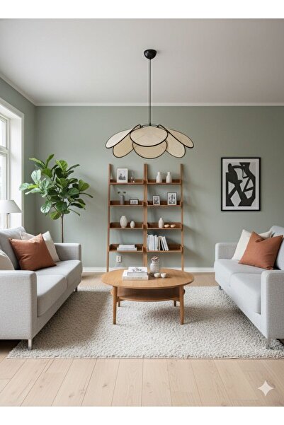 Emg DesiGn Modern Tasarım Çiçek Sarkıt Avize Kumaş Boheme Salon Oturma Odası Mutfak Avizesi