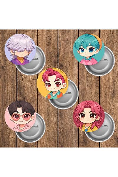 mertfigur K Pop Demon Hunters Rumi Zoey Mira Jinu Anime Rozet Seti (44mm)