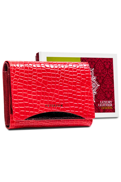 Other Stylish women's wallet made of patent leather with RFID - Peterson