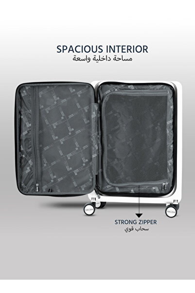 PARAJOHN FlexiFold 20-Inch Cabin Luggage | Lightweight Foldable Trolley Bag with Spinner Wheels – Black