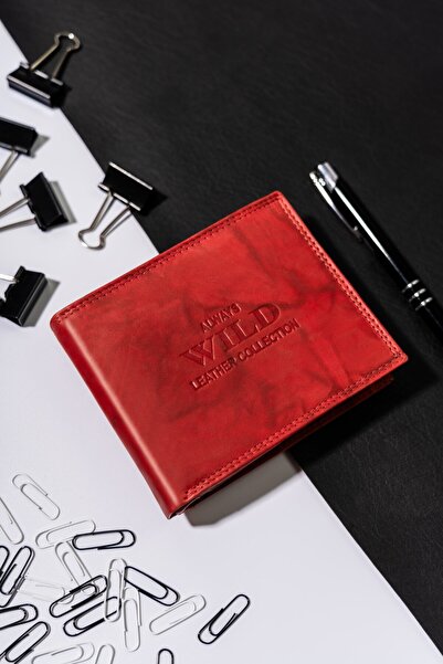 Other Men's leather wallet AW-N992-MAL-0486 Red