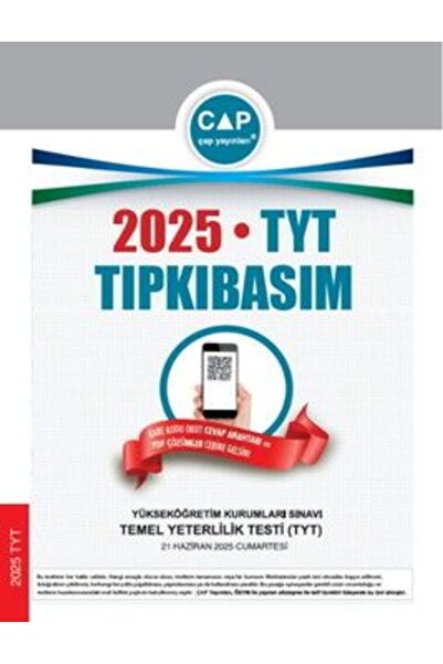 Çap Yayınları 2025 TYT Tıpkı Basım