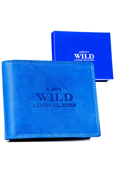 Other Men's leather wallet AW-N5-MAL-0264 R.Blue