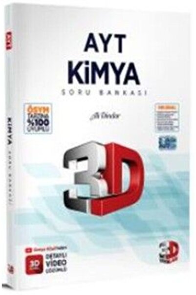 3D Yayınları AYT Kimya Soru Bankası