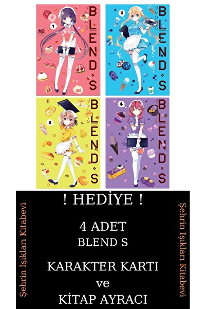 Kayıp Kıta Yayınları Blend S 1-2-3-4 Manga Seti (4 KİTAP) / Blend S Karakter ...