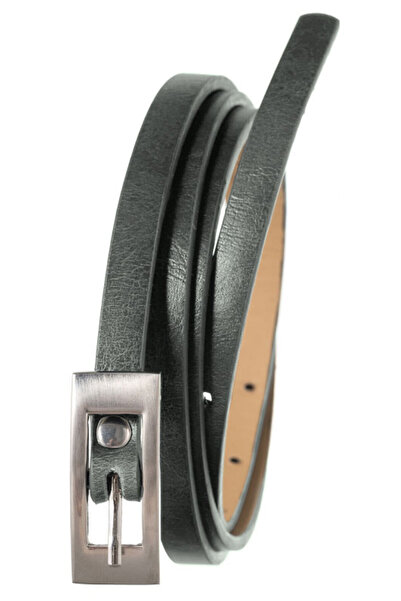 Other Curea de damă din PU îngustă 0,9 cm BB-CV-11A GRI 110